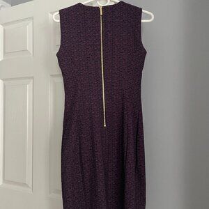 Fitted Burgundy Dress